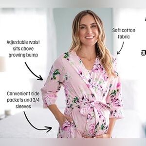 NWOT Baby Be Mine Gown and Matching Robe S/M